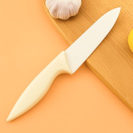 4 - Pieces Ceramic Kitchen Knife – Ultra Sharp Fruit, Vegetable & Meat Cutter with Protective Case - Utensil Lab