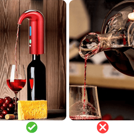 Electric Wine Aerator & Dispenser – Instant Aeration Pourer for Red & White Wine - Utensil Lab