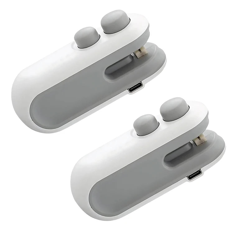 Rechargeable 2 - in - 1 Magnetic Snack Bag Sealer - Utensil Lab