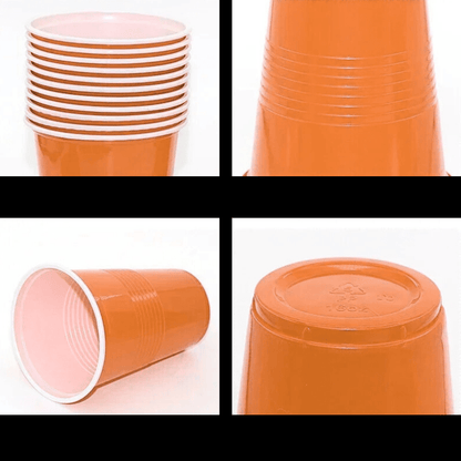 50 Pack 16 oz Disposable Plastic Party Cups – Beer Pong & Event Drinkware - Utensil Lab