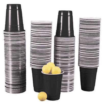 50 Pack 16 oz Disposable Plastic Party Cups – Beer Pong & Event Drinkware - Utensil Lab
