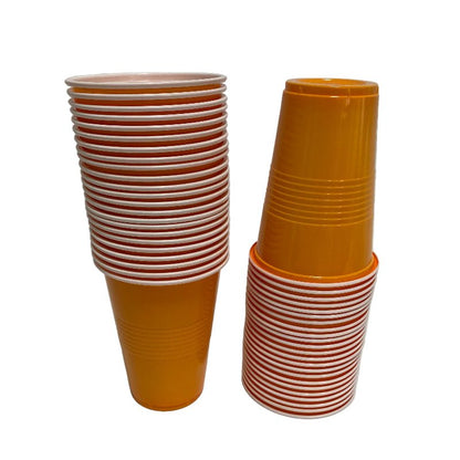 50 Pack 16 oz Disposable Plastic Party Cups – Beer Pong & Event Drinkware - Utensil Lab