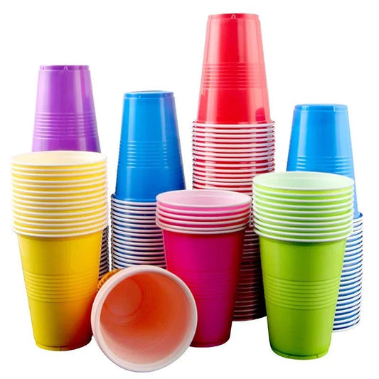 50 Pack 16 oz Disposable Plastic Party Cups – Beer Pong & Event Drinkware - Utensil Lab