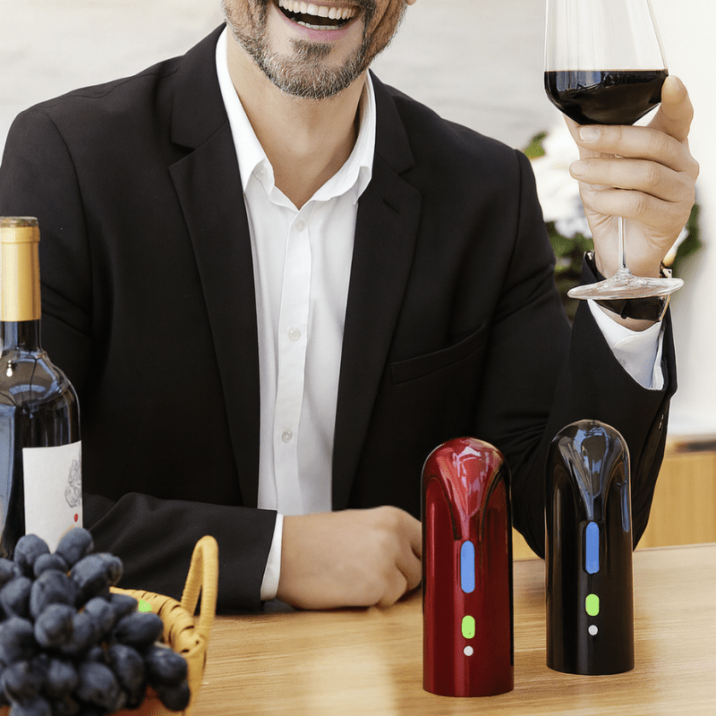 Electric Wine Aerator & Dispenser – Instant Aeration Pourer for Red & White Wine - Utensil Lab
