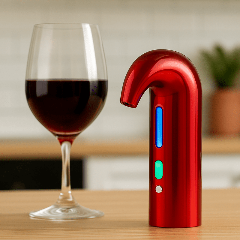 Electric Wine Aerator & Dispenser – Instant Aeration Pourer for Red & White Wine - Utensil Lab
