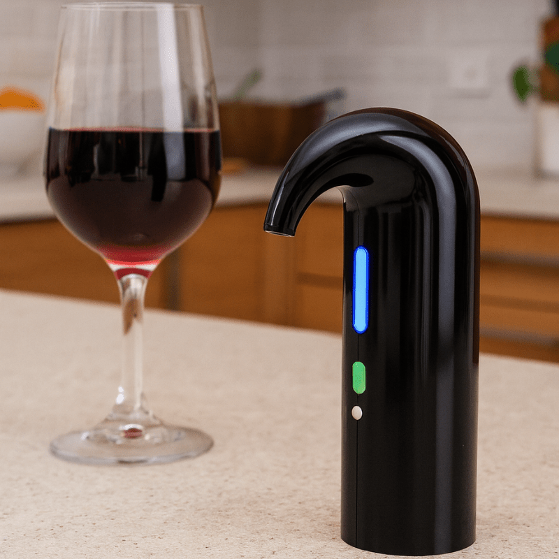 Electric Wine Aerator & Dispenser – Instant Aeration Pourer for Red & White Wine - Utensil Lab