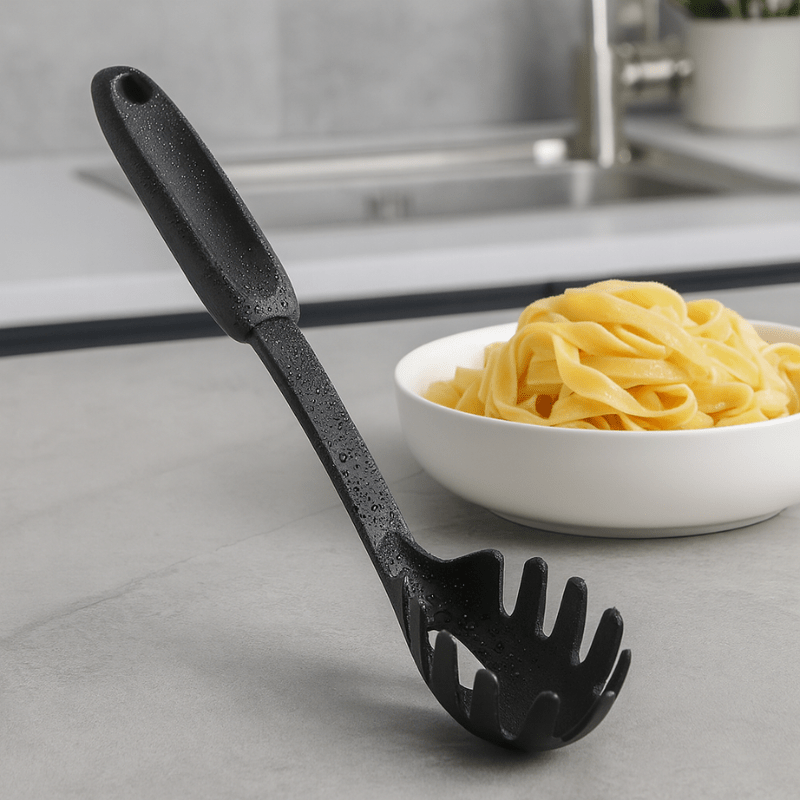 Heat - Resistant Nylon 5 - Piece Kitchen Utensil Set – Non - Stick, High - Temp Safe - Utensil Lab