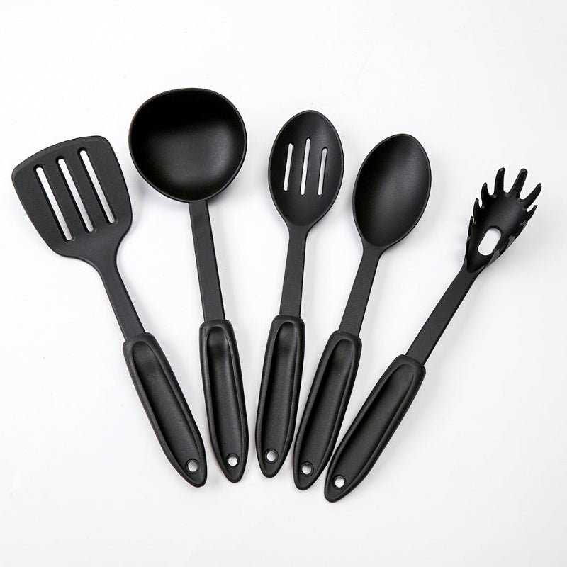 Heat - Resistant Nylon 5 - Piece Kitchen Utensil Set – Non - Stick, High - Temp Safe - Utensil Lab