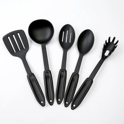 Heat - Resistant Nylon 5 - Piece Kitchen Utensil Set – Non - Stick, High - Temp Safe - Utensil Lab