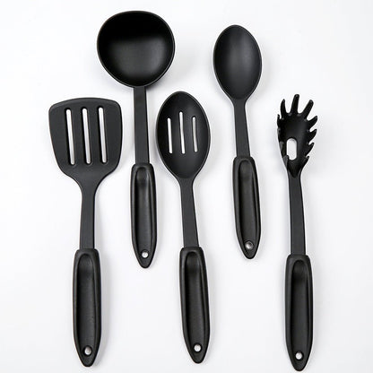 Heat - Resistant Nylon 5 - Piece Kitchen Utensil Set – Non - Stick, High - Temp Safe - Utensil Lab