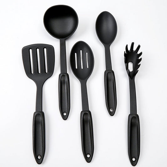 Heat - Resistant Nylon 5 - Piece Kitchen Utensil Set – Non - Stick, High - Temp Safe - Utensil Lab