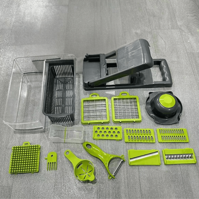Multifunctional Vegetable Chopper – Kitchen Cutter & Slicer Set - Utensil Lab