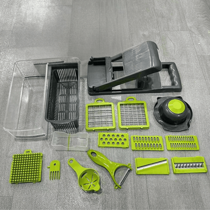Multifunctional Vegetable Chopper – Kitchen Cutter & Slicer Set - Utensil Lab