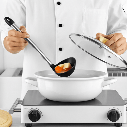 Premium 8 - Piece Silicone Cooking Utensil Set – Non - Stick Safe Kitchen Tools - Utensil Lab