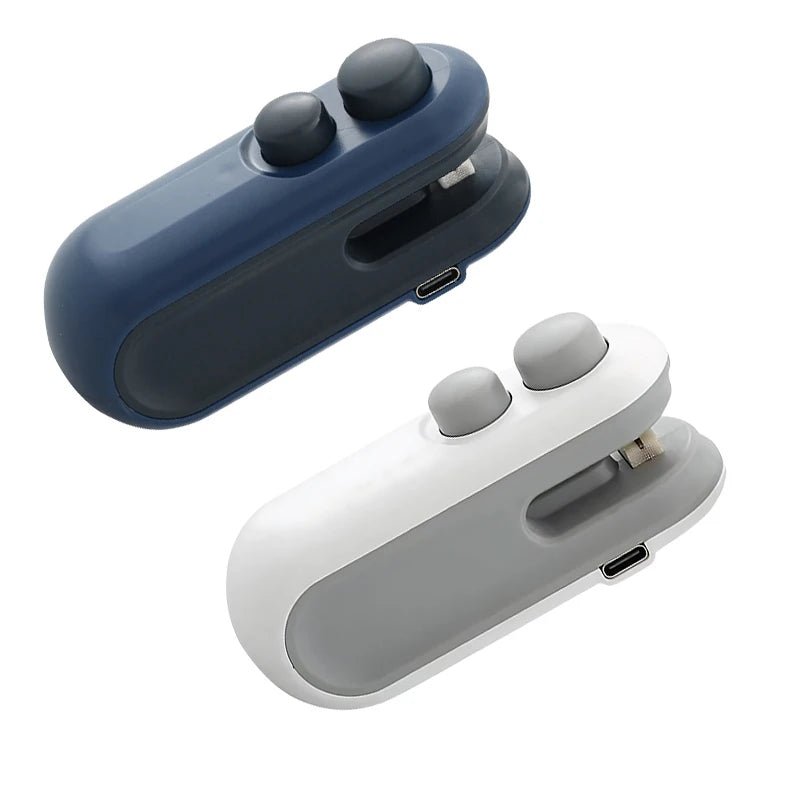 Rechargeable 2 - in - 1 Magnetic Snack Bag Sealer - Utensil Lab