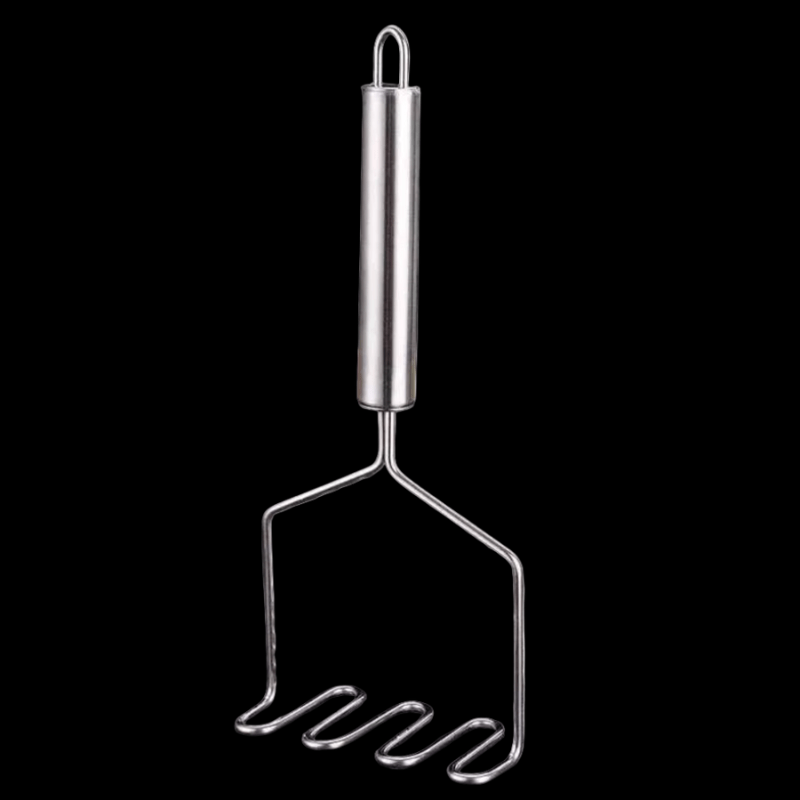 Stainless Steel Potato Masher – Manual Kitchen Gadget for Vegetables & Baby Food - Utensil Lab